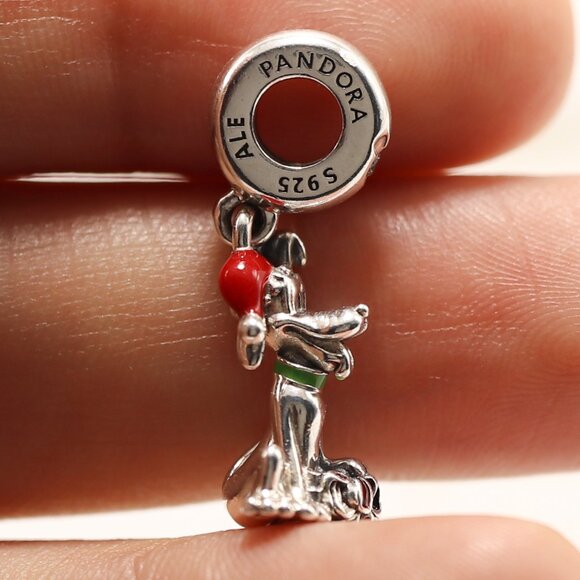 Pandora Charm Pluto Christmas Disney Authentic - Picture 4 of 4